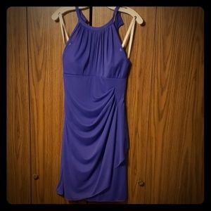 David's bridal sleeveless short mesh dress